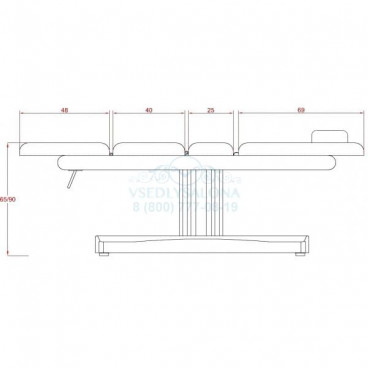 Кушетка для СПА процедур SPA 120