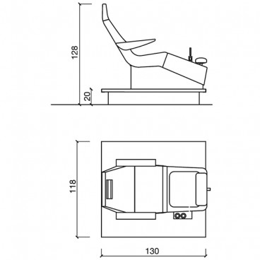 Педикюрный СПА комплекс "STREAMLINE DECK"