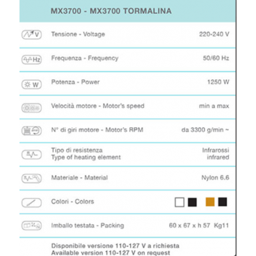 Климазон "MX3700 tormalina"