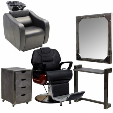 Барбершоп зеркало Detroit