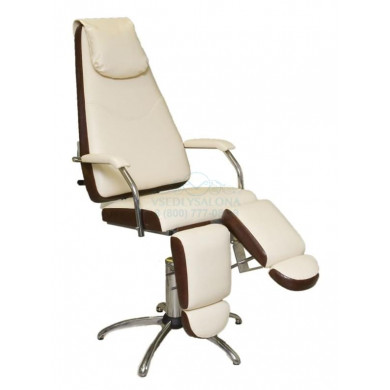 Педикюрное кресло МИЛАНА пневматическое с опорами под ноги