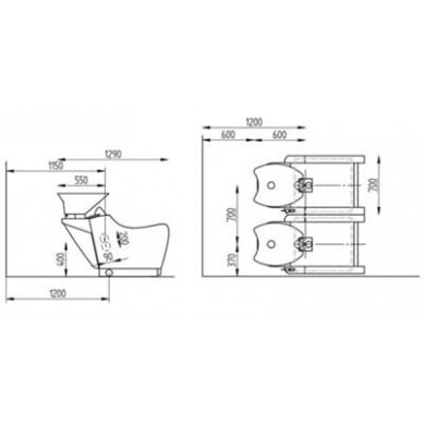Мужская мойка барбер Chalice